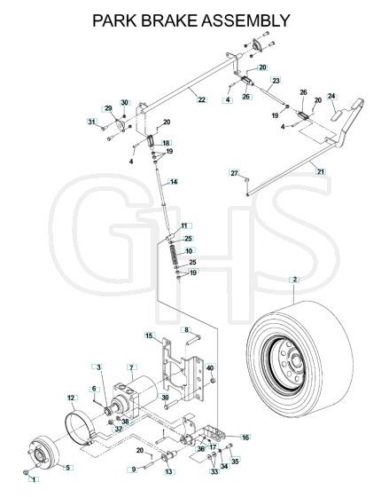 Husqvarna Iz4818 - Parking Brake