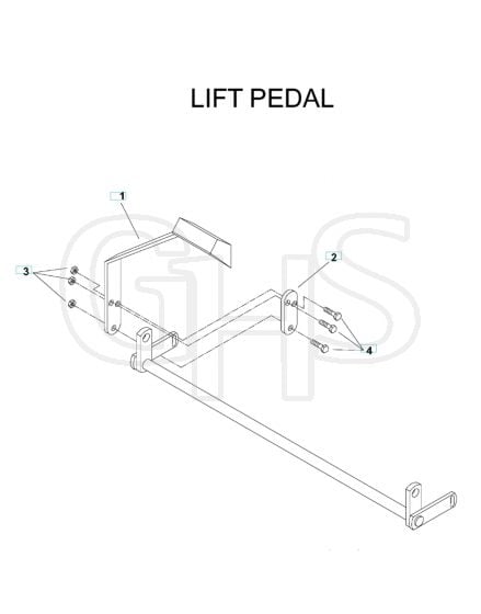 Husqvarna Iz4818 - Pedals