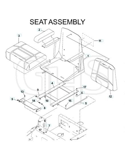 Husqvarna Iz4818 - Seat