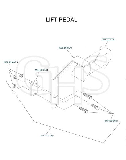 Husqvarna Iz5223 T - Pedals