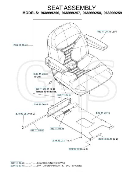 Husqvarna Iz5223 T - Seat