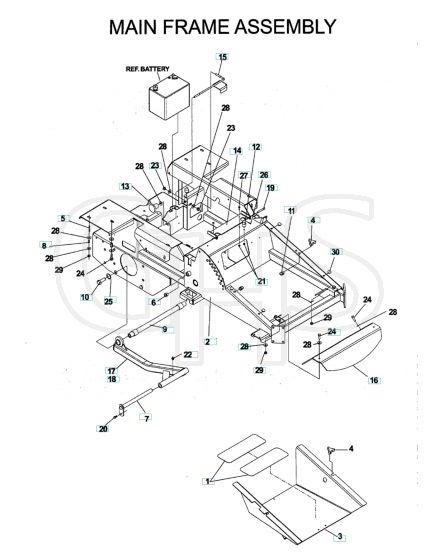 Husqvarna Iz5225 - Frame