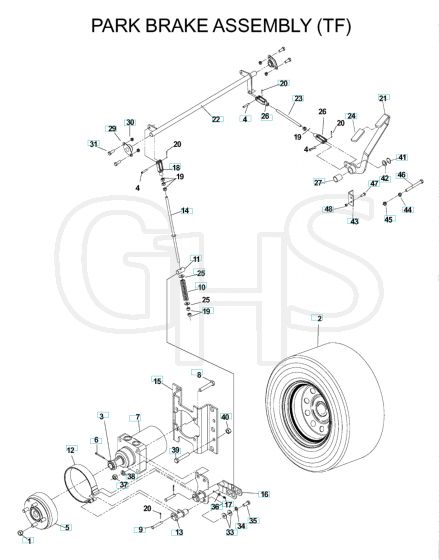 Husqvarna Iz6123 - Parking Brake