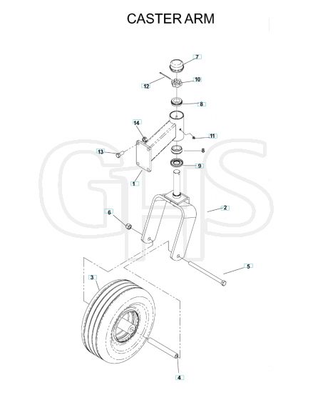 Husqvarna Ize4218 Kaa - Casters