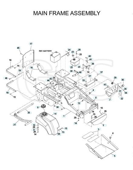 Husqvarna Ize4218 Kaa - Frame