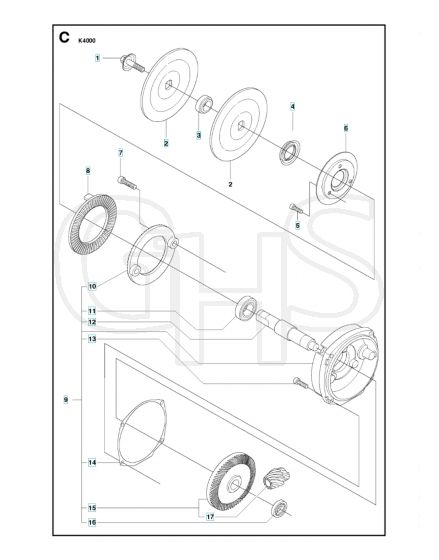 Husqvarna K4000 - Gears