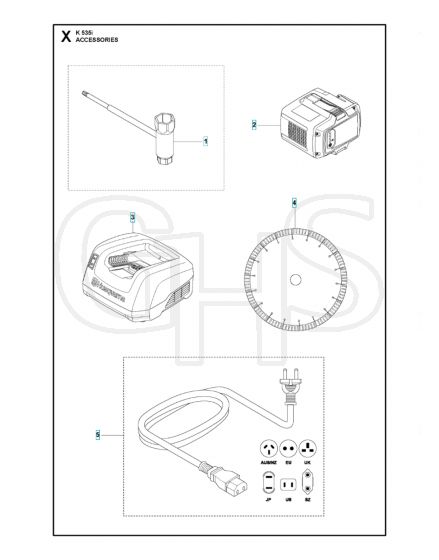 Husqvarna K535I - Accessories