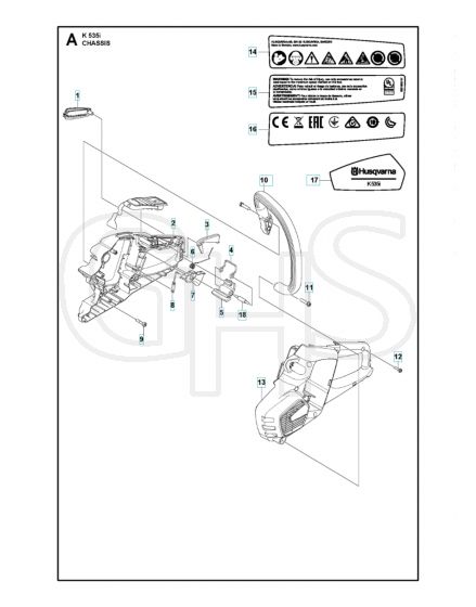 Husqvarna K535I - Chassis