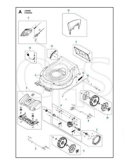 Husqvarna LB 256S - Chassis