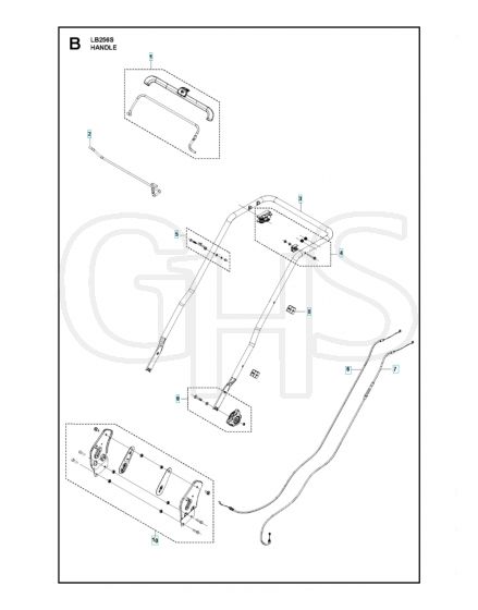 Husqvarna LB 256S - Handle