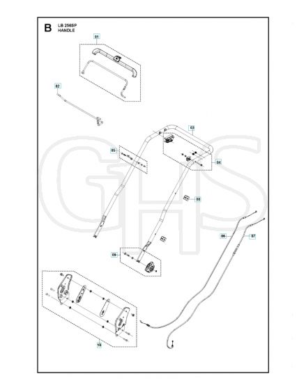 Husqvarna LB 256SP - Handle