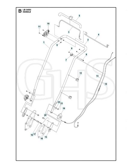 Husqvarna LB 348SI - Handle