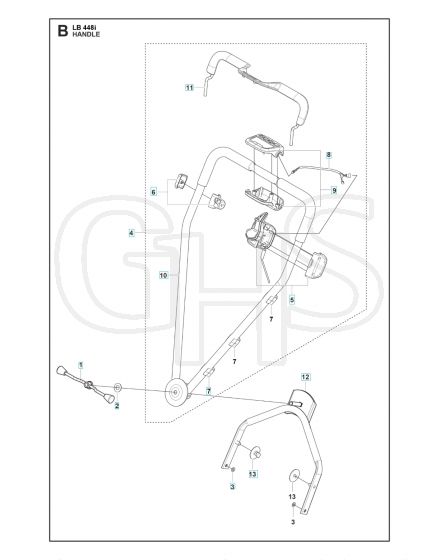 Husqvarna LB448I - Handle