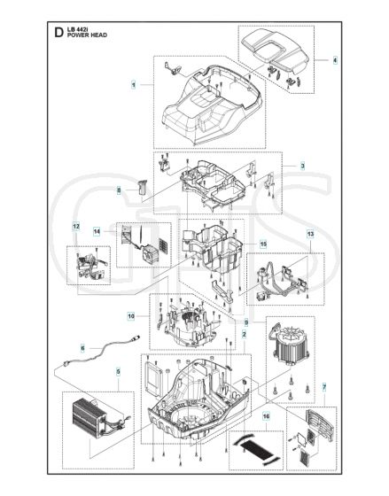 Husqvarna LB448I - Power Head