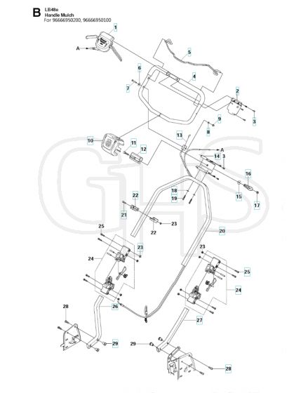 Husqvarna LB 48E - Handle