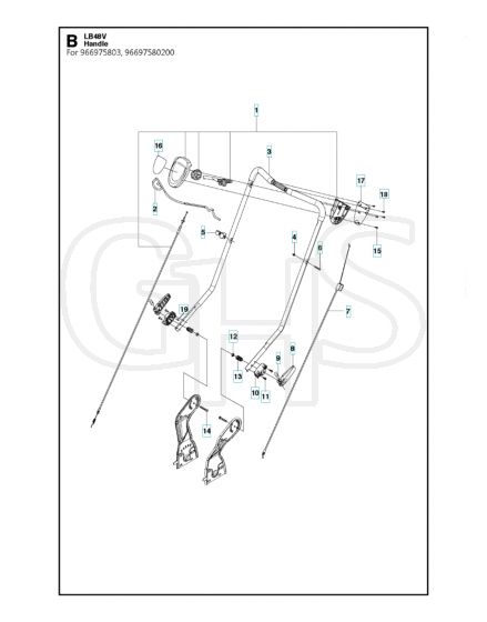 Husqvarna LB 48V - Handle