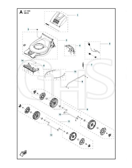 Husqvarna LC 142I - Deck