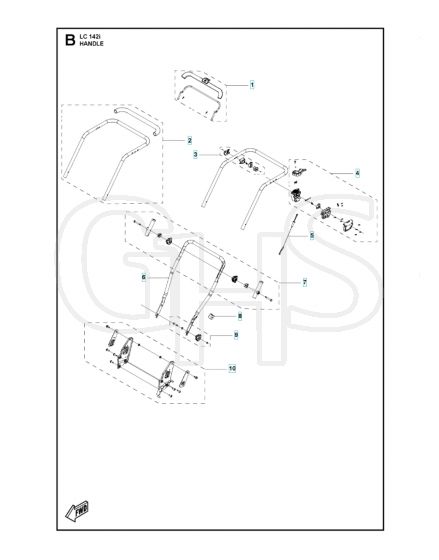 Husqvarna LC 142I - Handle