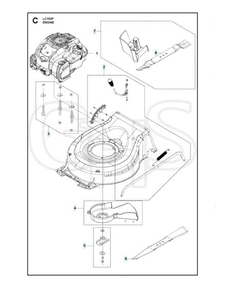 Husqvarna LC 153P - Engine