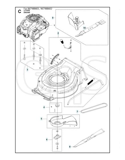 Husqvarna LC 153S - Engine