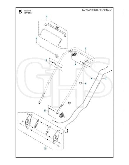 Husqvarna LC 153S - Handle