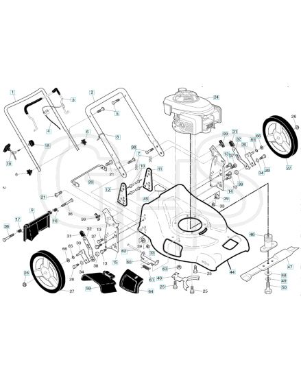 Husqvarna LC 153V - Frame & Engine