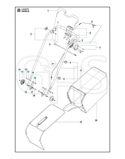 Husqvarna LC 347IV - Handle