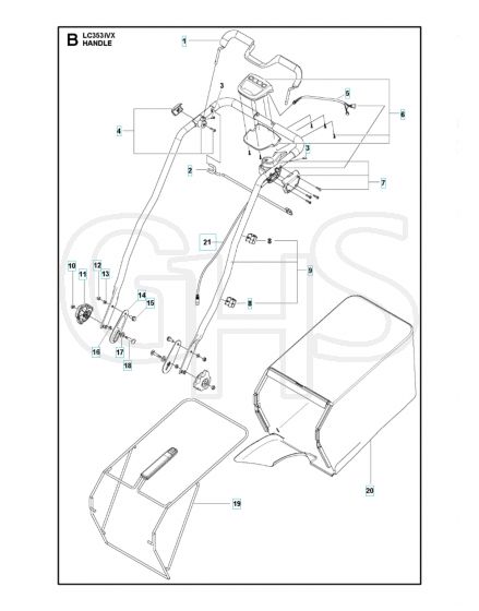 Husqvarna LC 353IVX - Handle