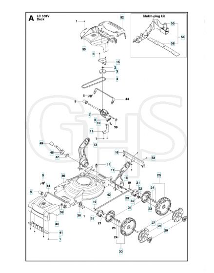 Husqvarna LC 353V CLASSIC - Mower Deck & Cutting Deck