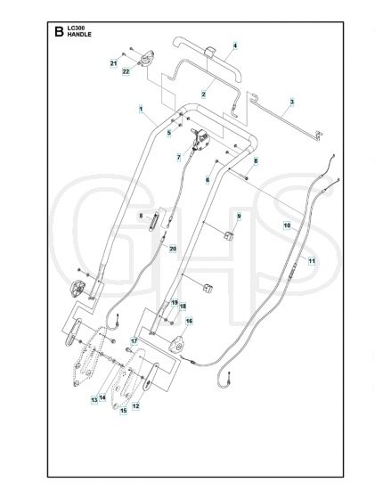 Husqvarna LC 353VI - Handle