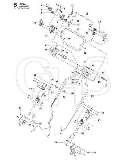 Husqvarna LC 53B E - Handle 2