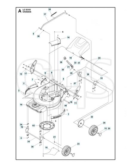 Husqvarna LC551IV - Chassis