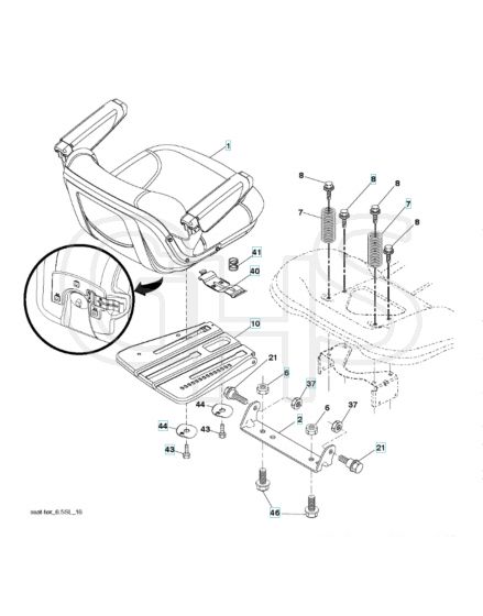 Husqvarna Lgth22V48 - Seat