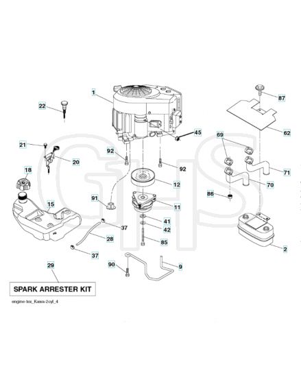 Husqvarna Lgth2454 - Engine