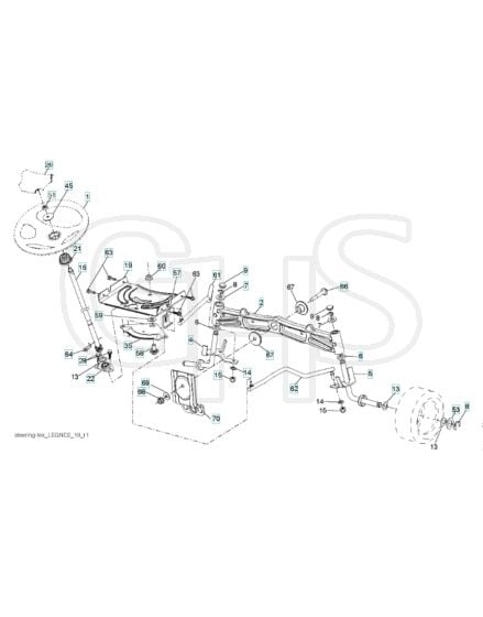 Husqvarna Lgth2454 - Steering