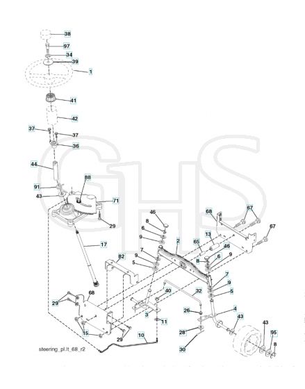 Husqvarna Lt131 - Steering