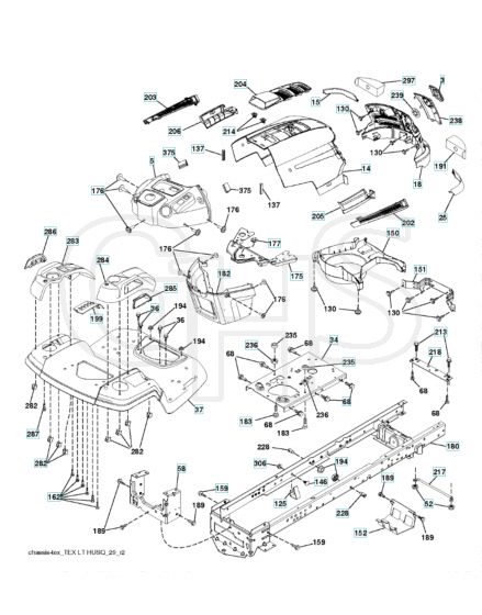 Husqvarna Lt1597 - Chassis & Enclosures