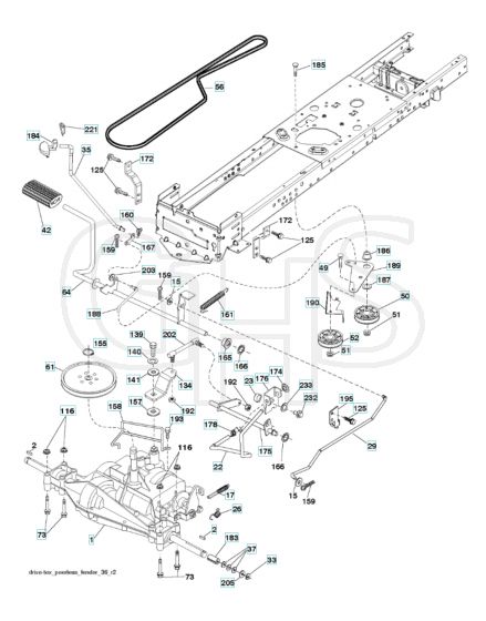 Husqvarna Lt1597 - Drive