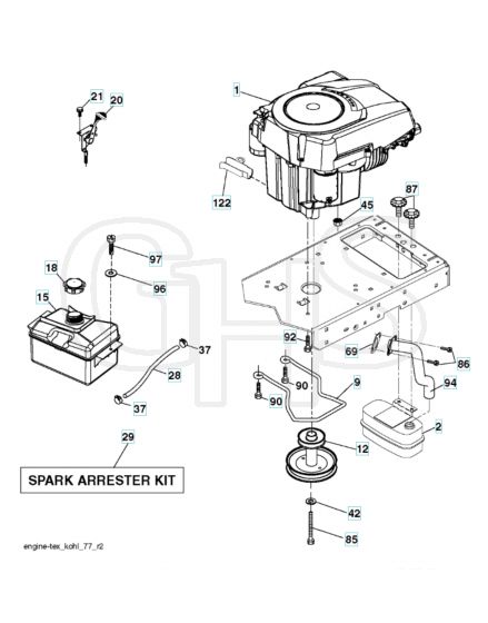 Husqvarna Lt1597 - Engine