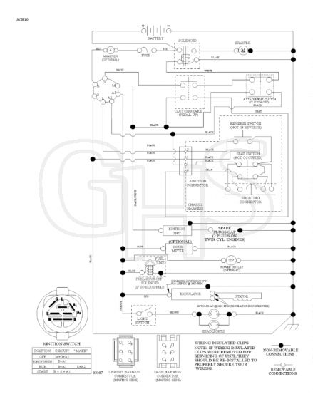 Husqvarna Lt1597 - Schematic