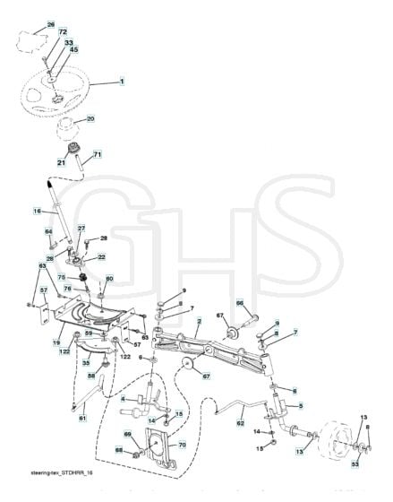 Husqvarna Lt17538 - Steering