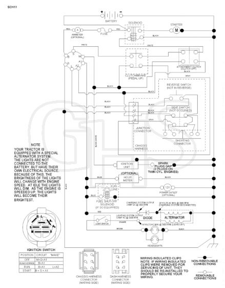 Husqvarna Lt 126 - Schematic | GHS