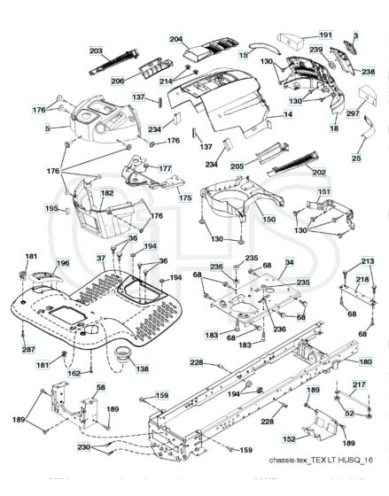 Husqvarna Lth1438 - Chassis & Enclosures