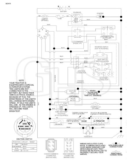 Husqvarna Lth1438 - Schematic