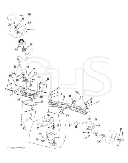 Husqvarna Lth1438 - Steering