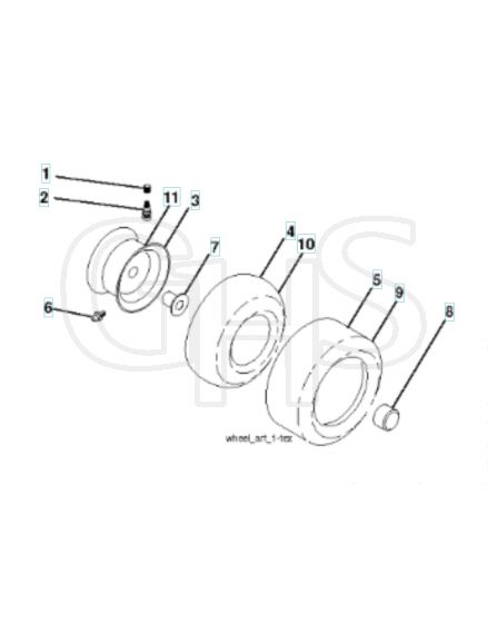 Husqvarna Lth1438 - Wheels & Tyres