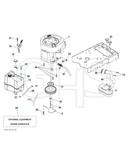 Husqvarna Lth2038 - Engine