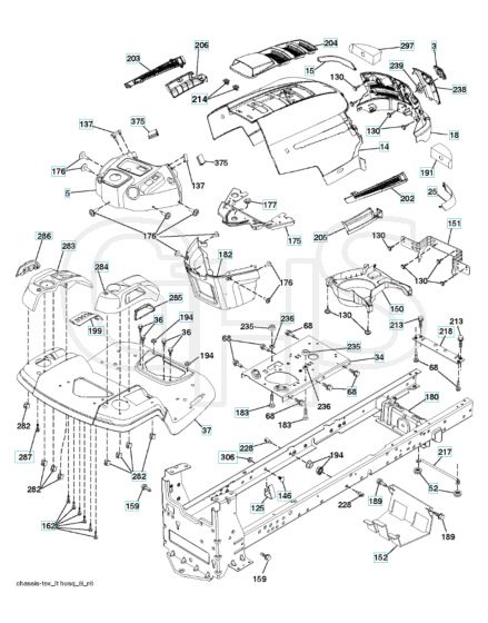 Husqvarna Lth2038R - Chassis & Enclosures