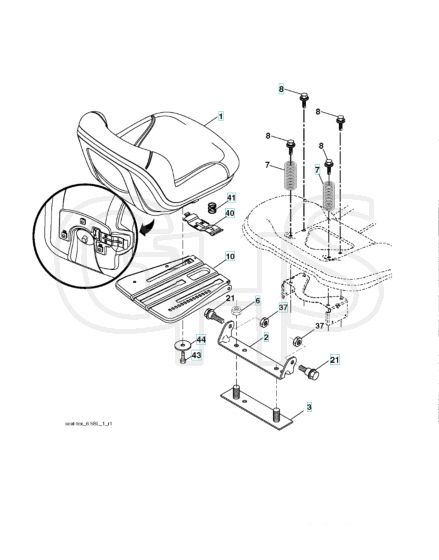 Husqvarna Lth2038R - Seat