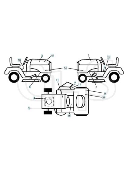 Husqvarna Lth2142D - Decals